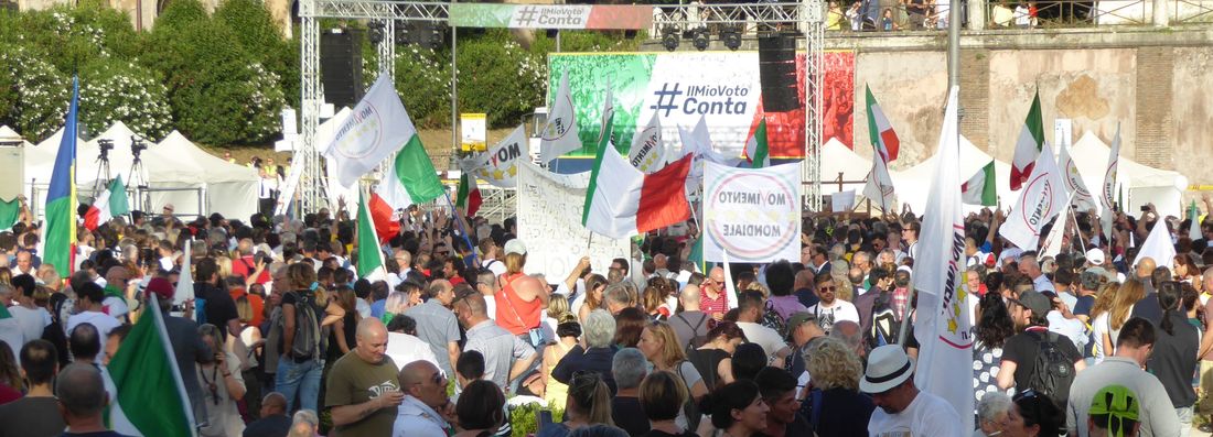 #ilmiovotoconta 5-stjernebevægelsen Vi er folket